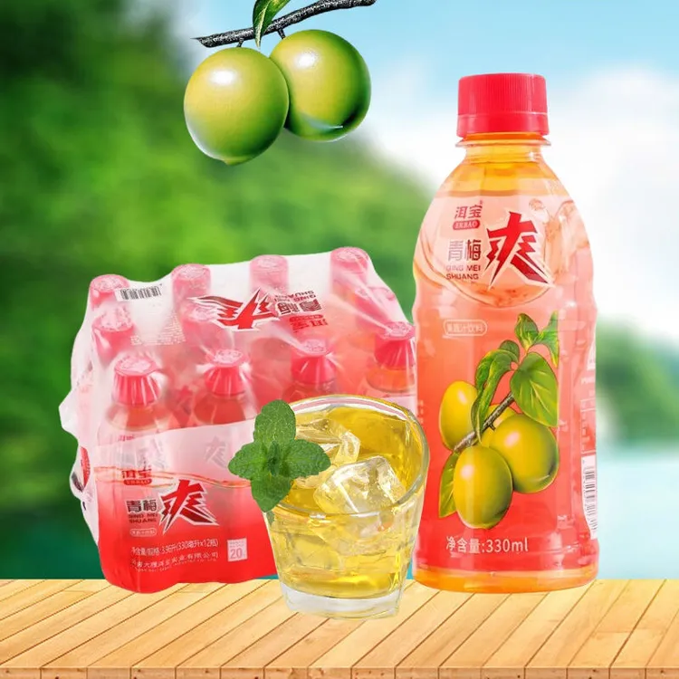 大理洱宝青梅爽果蔬汁饮品整箱330ml小瓶云南酸甜饮料解暑梅子