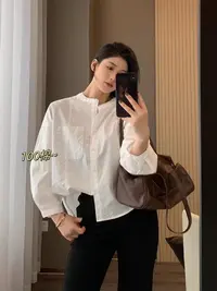 652高品质不规则显瘦衬衫