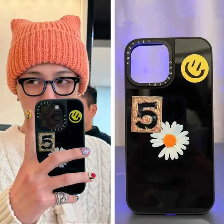 【雏菊笑脸】CASETiFY 权志龙大秀磁吸款iPhone16Promax苹果15pro