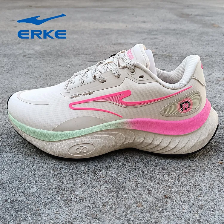 ERKE/鸿星尔克奇弹运动鞋女鞋防滑耐磨跑步鞋女三防科技跑鞋减震