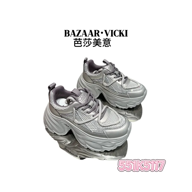 BAZAAR VICKI/芭莎美意551K5117老爹鞋时尚潮鞋欧若精灵风ins职场