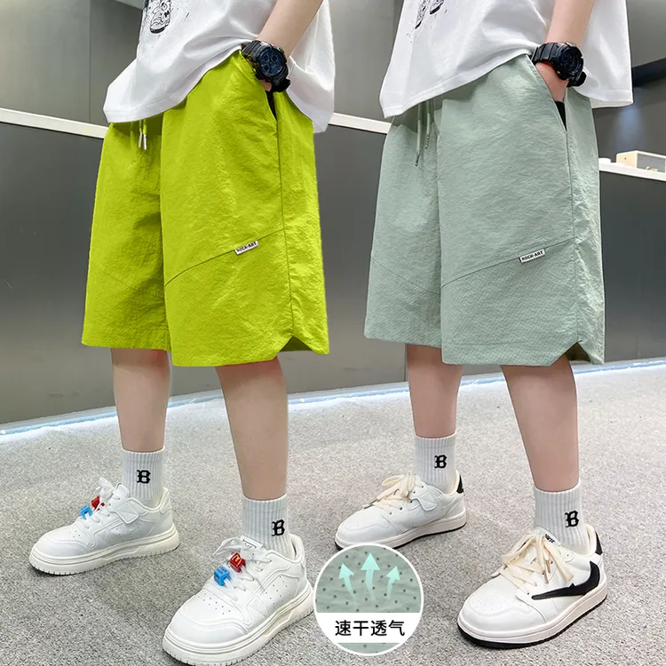 男童短裤夏季速干裤子透气夏装过膝中大童五分裤洋气薄款中裤休闲