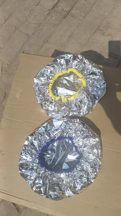 拍一发10锡纸学生护理浴帽不插电清洗蒸发帽理发店焗油帽子