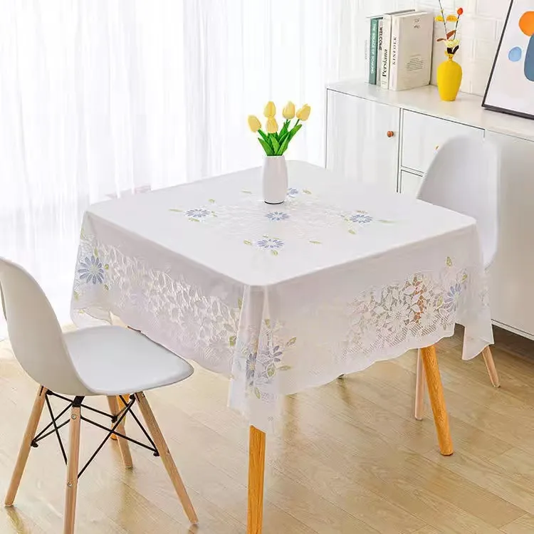 正方形餐桌布防水防油免洗麻将桌布四方茶几垫盖布防烫八仙桌台布