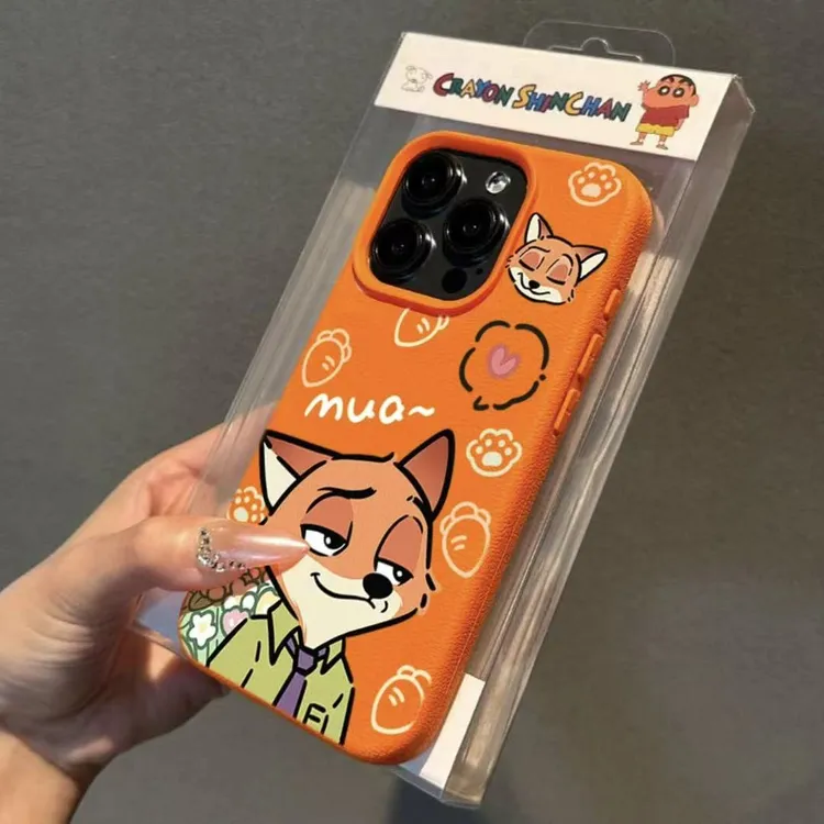 BANCA朱迪尼克情侣适用iPhone17苹果16Pro手机壳15荔枝纹14/13/12