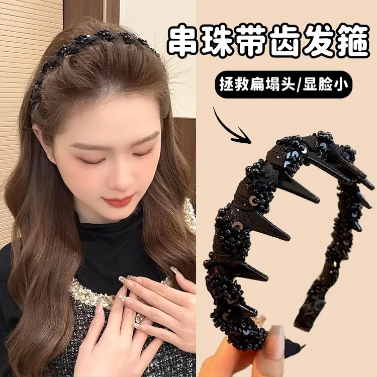 路易斯巴黎王妃发箍女款2025新款日常外戴发卡蓬松高颅顶头箍头饰