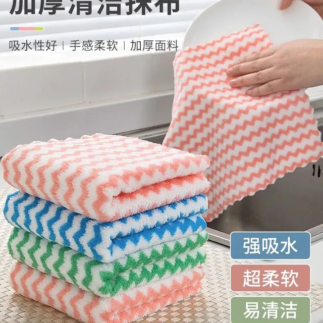 别人家抹布厨房专用洗碗布吸水不易沾油掉毛巾无痕擦桌懒人百洁布