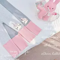 【Dannirabbit】*可可爱爱超软糯亲肤—立体猫咪拼色打底裤* D-W730