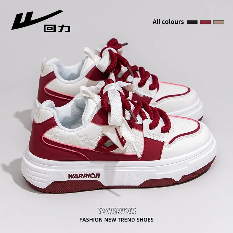 回力爆款小白鞋女2025秋冬季新款运动鞋子厚底百搭小众休闲板鞋女商品图