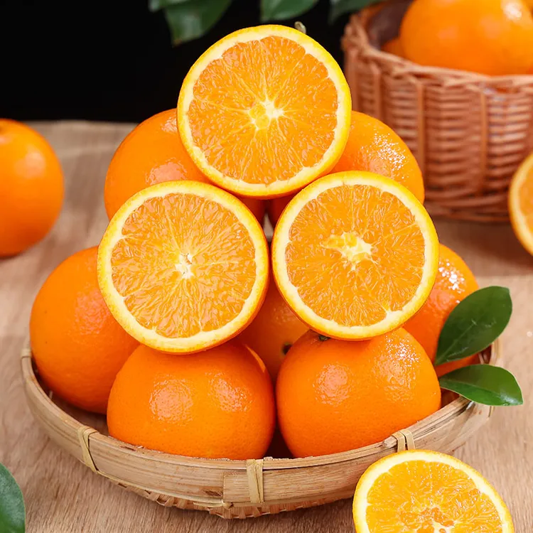 【米乐果】江西赣南脐橙4.5斤新鲜水果赣州橙子酸甜多汁京东快递tz