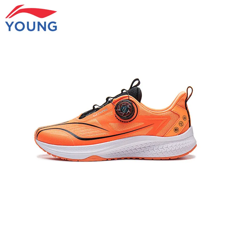 李宁逐影儿童专业体训跑步鞋2025新款春秋款男童鞋女青少年运动鞋