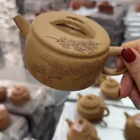 紫砂茶壶黄龙山原矿黄金段210