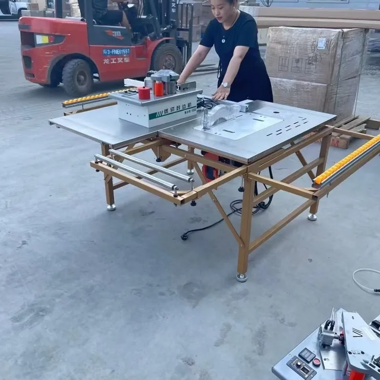 新款无尘子母锯台双隐形新款木工锯台木工家装台锯封边机款
