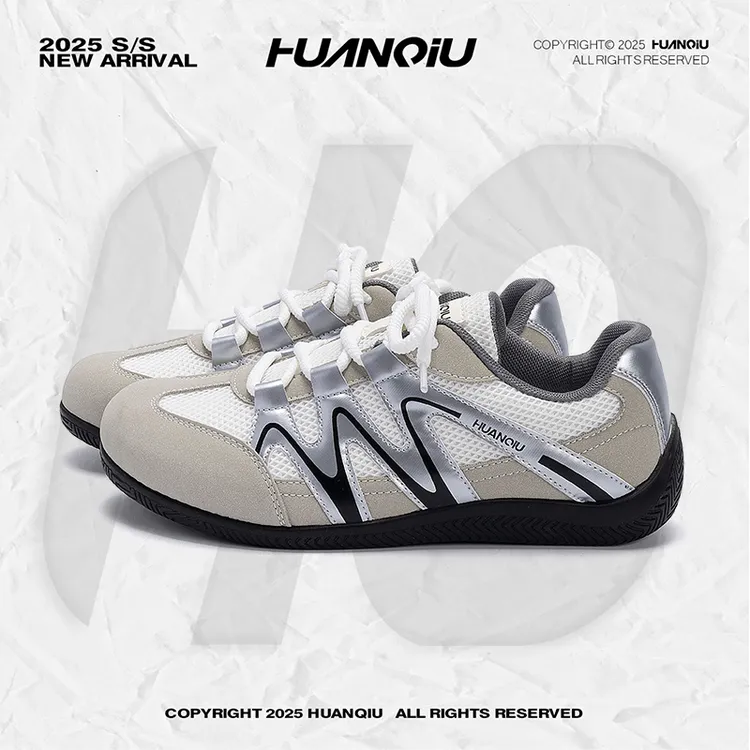 环球内增高登山鞋2025秋季新款百搭潮流休闲男鞋子舒适薄底德训鞋