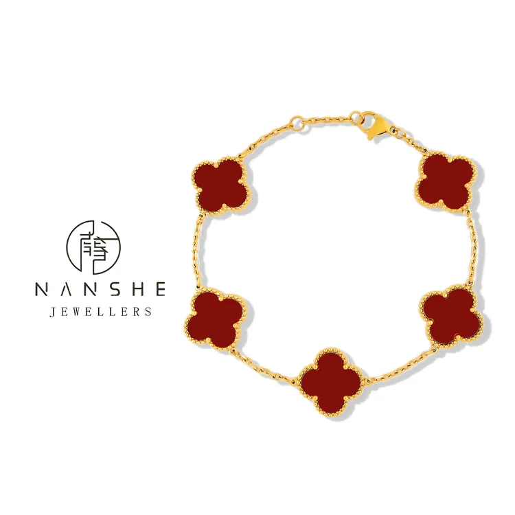 NANSHE/南奢 镀K金 四色手链气质轻奢百搭时尚