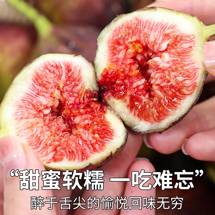 顺丰5斤云南红皮无花果鲜果新鲜水果当季现摘一级大果糖包子整箱