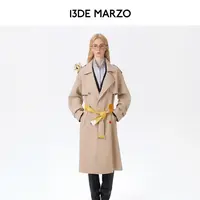 13DE MARZO 2025秋冬新款裁缝小熊长款风衣高级感外套专柜同款