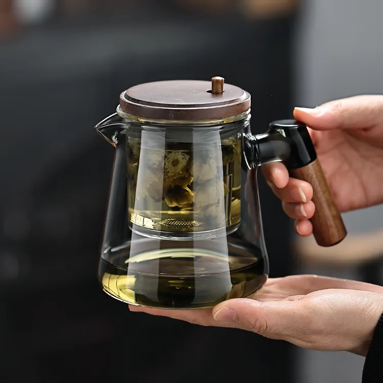 新款耐高温飘逸杯泡茶壶一键茶水分离冲茶器茶杯办公家用泡茶神器