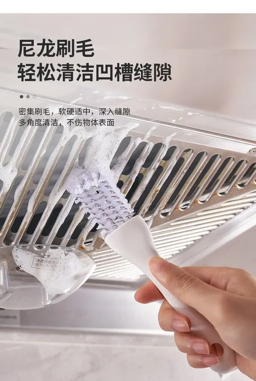 油烟机刷子专用工具钢丝刷带柄烧烤网水槽厨房灶台去油污缝隙家用商品图