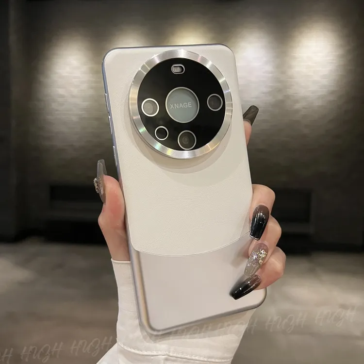 适用于华为mate80/80pro镜头全包手机壳mate60/70时尚皮质防摔壳