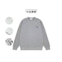 7526 秋冬新款加绒男士战马刺绣时尚休闲圆领卫衣