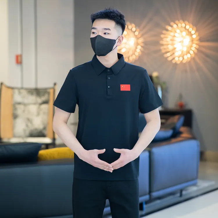 直播间同款  POLO衫男士短袖夏季运动休闲冰丝速干翻领T恤上衣