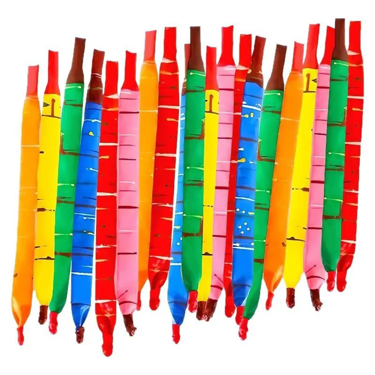 儿童气球可升空长条火箭气球火箭乳胶气球1.8g气球