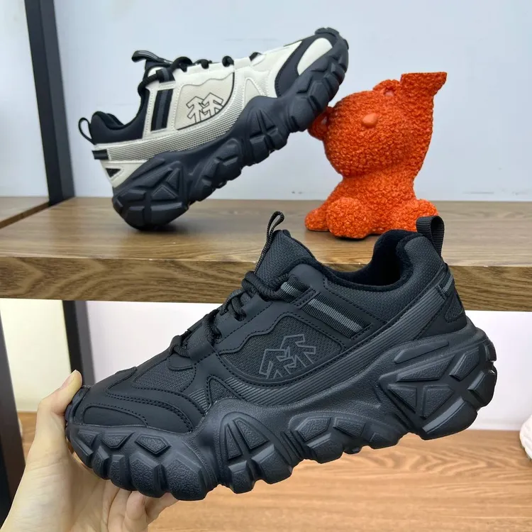 【棉鞋】2025时尚百搭休闲运动鞋皮面软底轻便潮流保暖休闲鞋老爹鞋