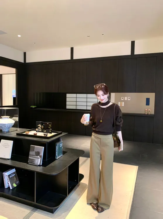 【芝士Cheese】神邸少女 细闪休闲百搭气质轻奢时尚毛衣