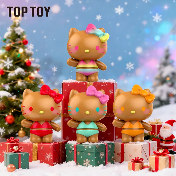 【官方正品】TOPTOY三丽鸥Hello Kitty夏日彩虹糖盲袋凯蒂猫小摆件商品图
