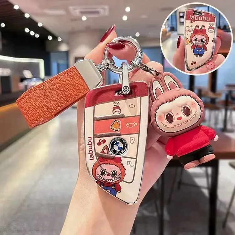 宝马车钥匙套3系325li刀锋新款5系530i3车x3扣x1车保护套钥匙扣