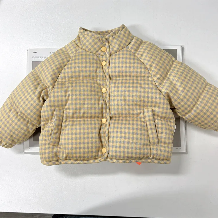 【立领羽绒服 小洛妈咪】儿童羽绒服冬装男童女宝宝上衣外套J14 AM