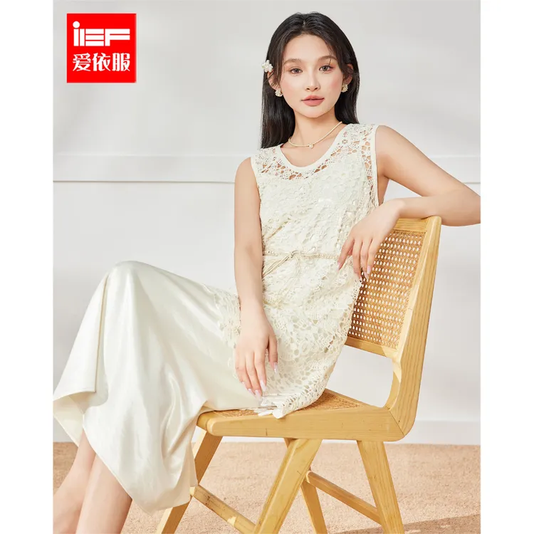 IEF/爱依服2025夏季新款法式千金名媛风气质感通勤百搭里外套裙