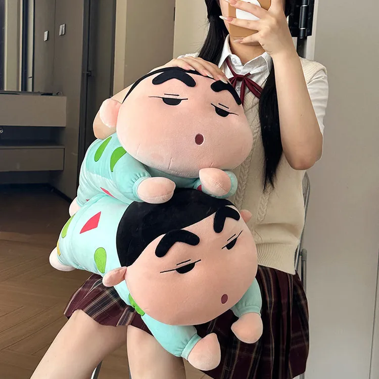 【吐司】趴款蜡笔小新搞怪睡衣趴枕公仔玩偶高颜值治愈系陪睡毛绒