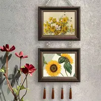 风景装饰画沙发背景墙挂画抽象治愈风格艺术油画客厅卧室时尚壁画