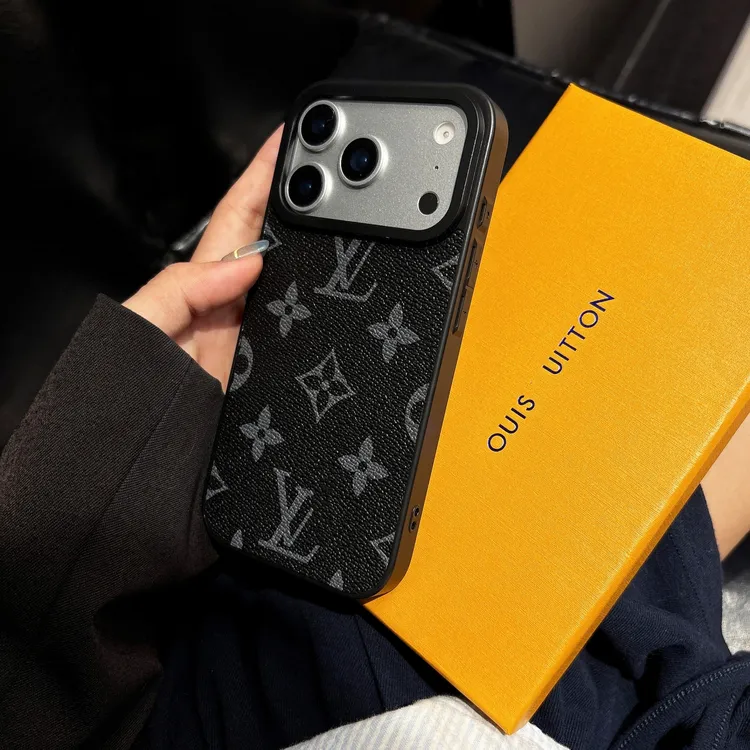 经典老花iPhone17promax手机壳16大牌15高档14男女13适用12大孔11