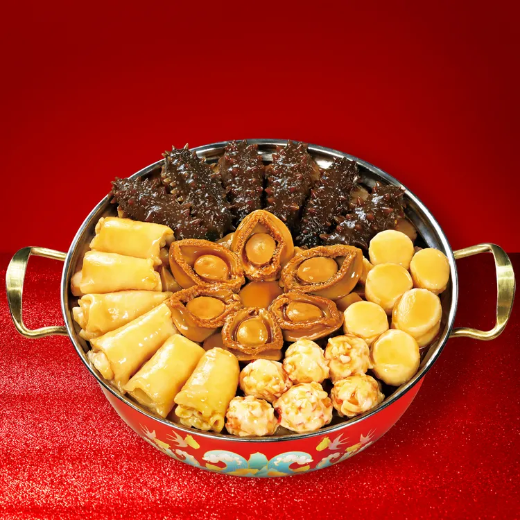 JI SHAN TANG/吉膳堂团圆盆菜(6人份送不锈钢锅)