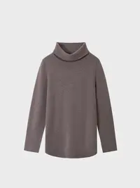 羊绒高领长袖休闲秋冬款打底针织衫套头百搭半高领