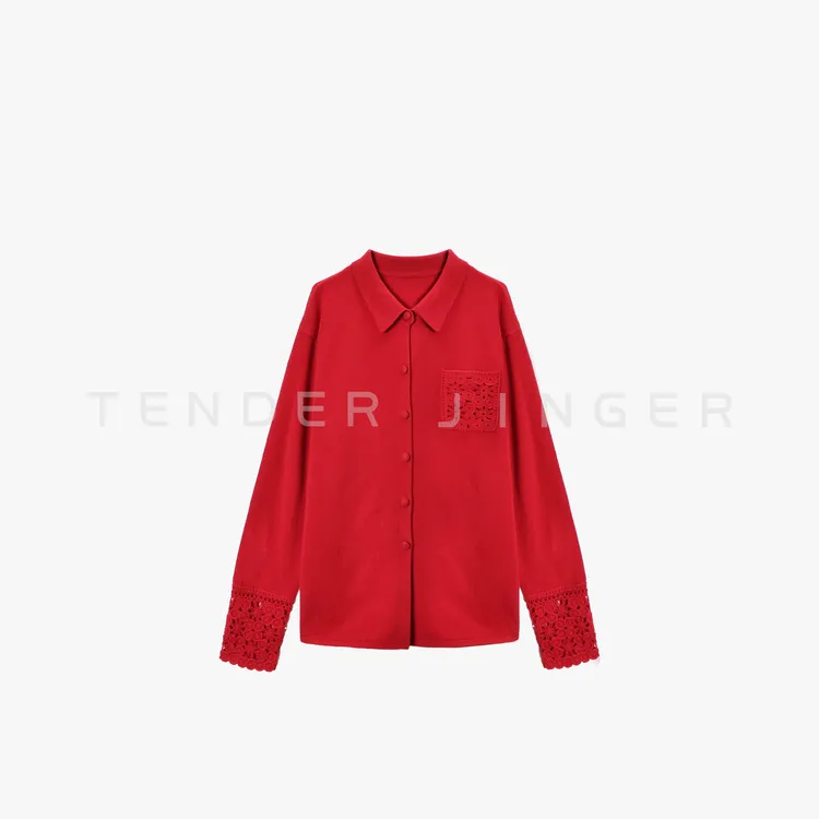 Tender Jinger｜线下专供 羊绒羊毛混纺显瘦打底衫T54BBS50645