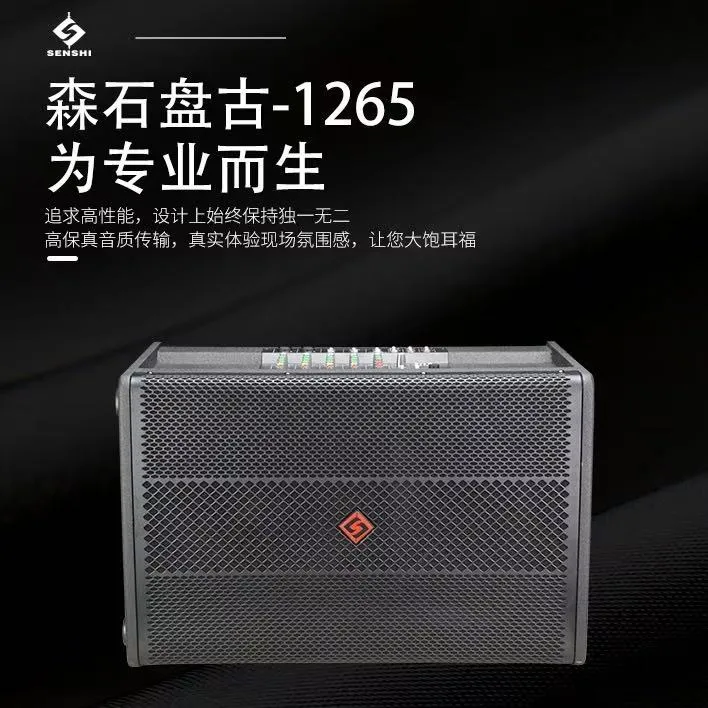 森石盘古1265内录直播K歌便携式600W大功率5路HIFI多功能户外音响