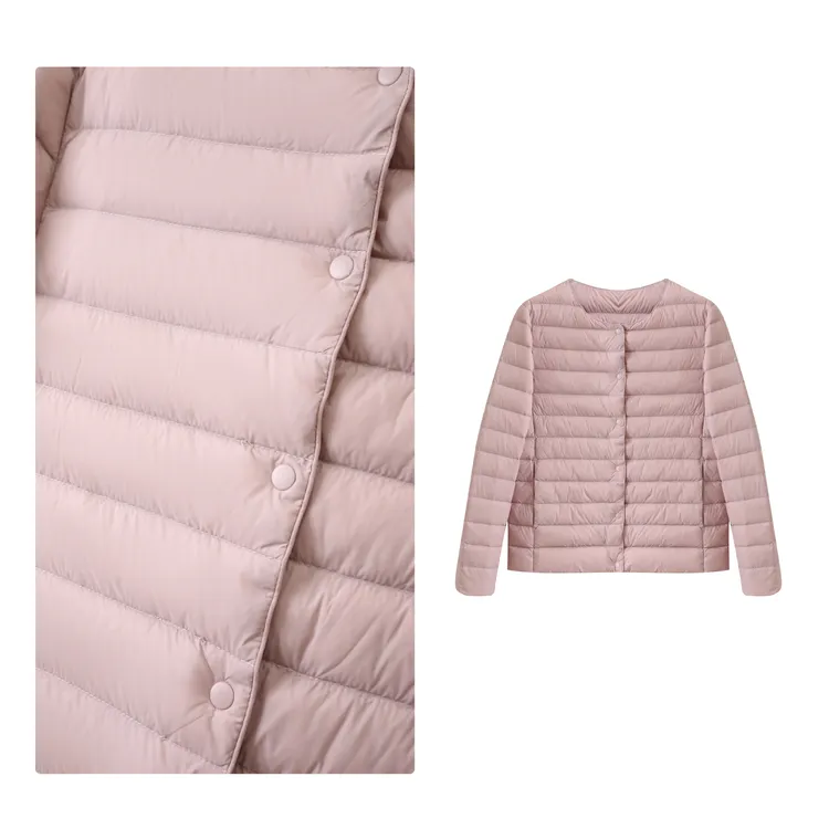 门店8/9&9！珊瑚羽绒服」年销40W件明星同款轻薄短款外套女 M12643