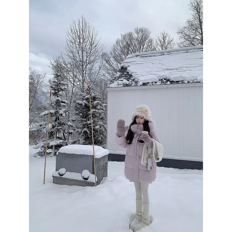 冬日情书 穿上就有幸福感 / 三星鸭绒可溯源 磁吸狐狸毛+绑带