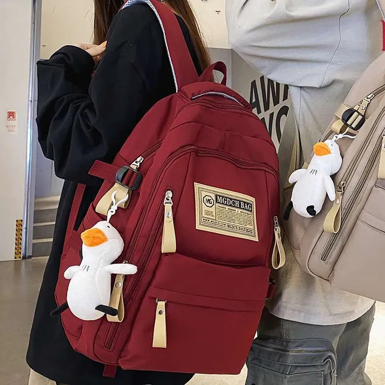 书包女初中生小学生4-6年级减负双肩包男高中生大容量大学生背包