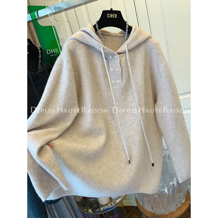 胖妹妹240斤大码慵懒风气质软糯连帽长袖卫衣宽松遮肉上衣女秋冬