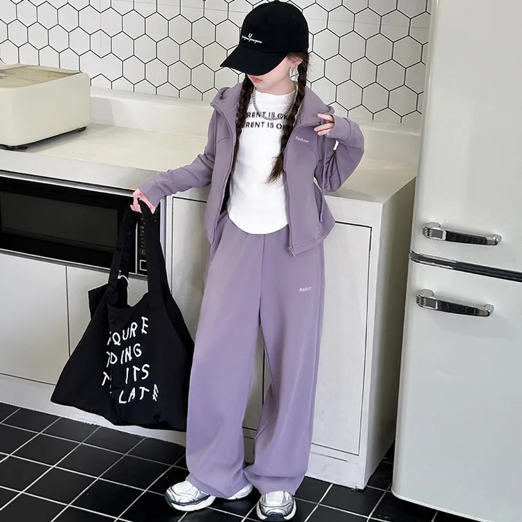 女童春秋款套装2025新款儿童中大童女孩洋气潮流休闲时尚两件套潮