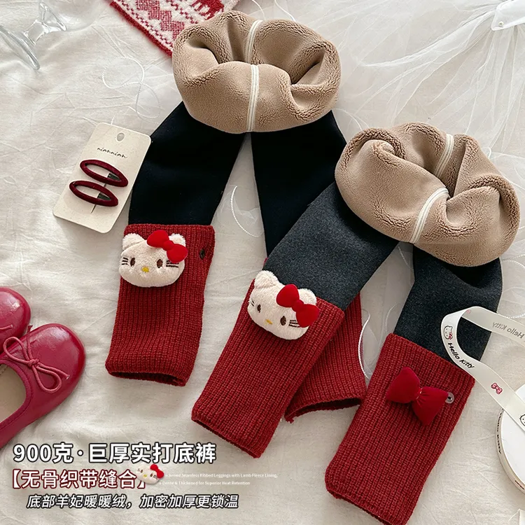 【900克加厚打底裤】HS65846无骨织带缝合底部羊妃暖暖绒打底裤