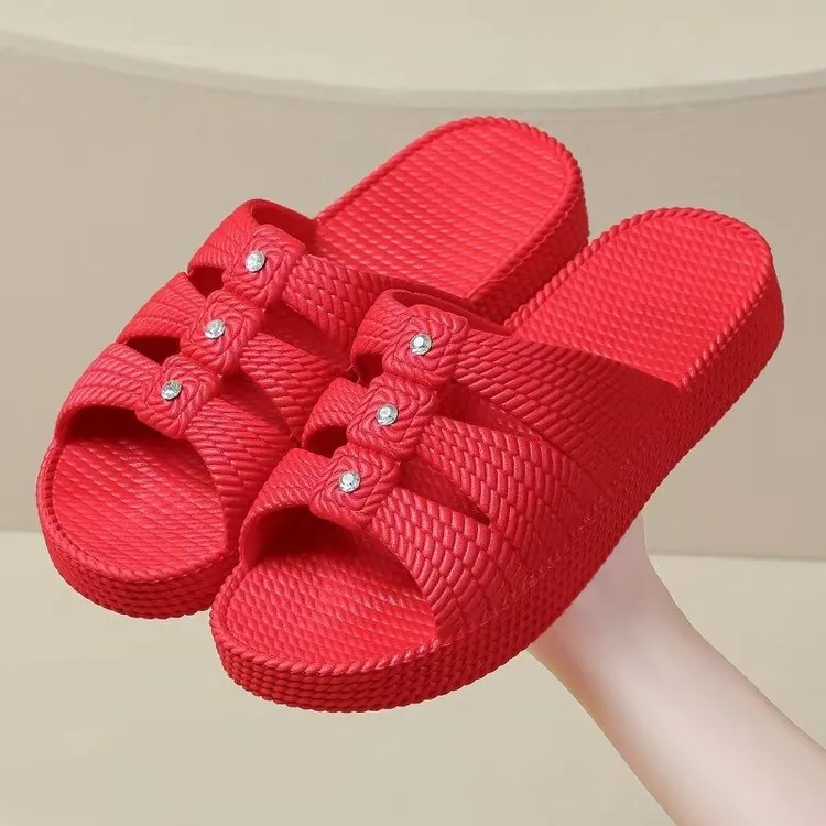 拖鞋女士夏季外穿厚底妈妈新款耐磨日常防滑软底柔软休闲舒适凉拖