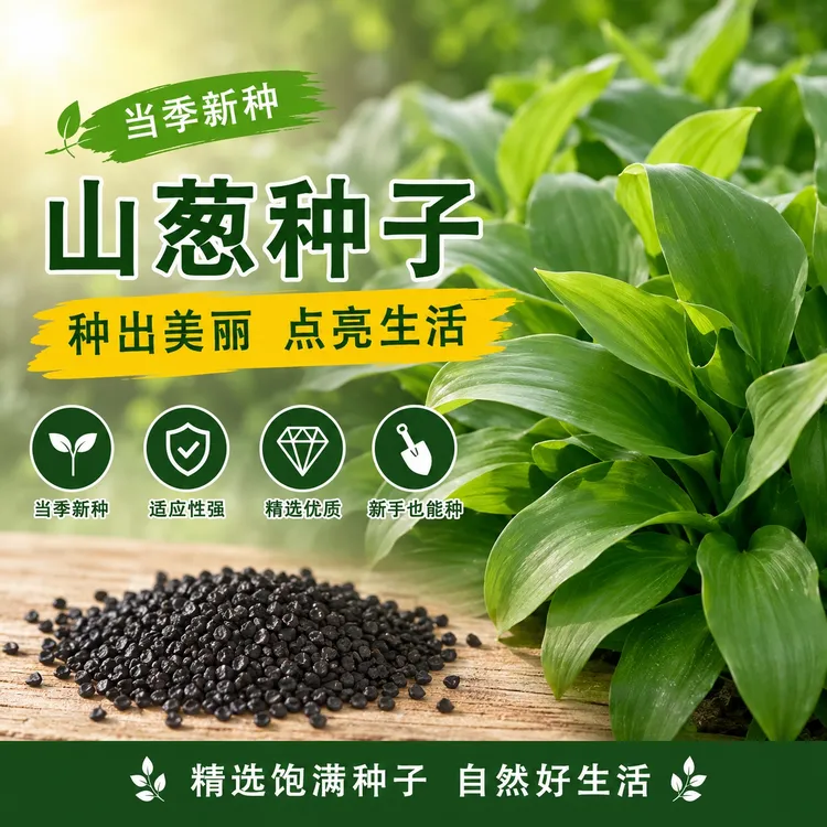 【四季山葱种子】鹿耳韭种子盆栽小院四季皆宜种植南北方种籽商品图