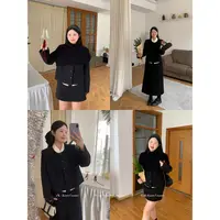 知葵微胖定制【耶鲁研读生】秋冬气质小香外套+半身裙套装TZ1220