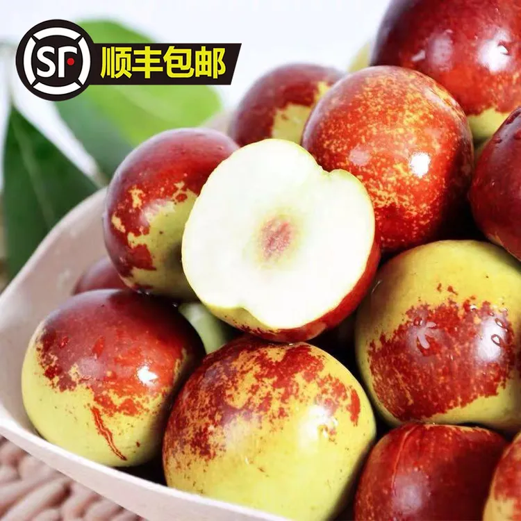 【顺丰空运】陕西大荔精品头茬冬枣正宗脆甜【现摘现发】民勤蜜瓜35